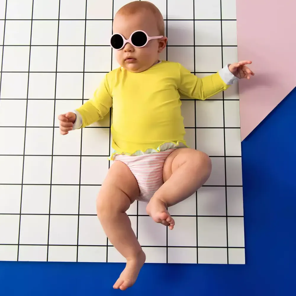 ki ET LA Lunettes De Soleil Diabola 0-1 an – Rose Pâle -2- bebemaman