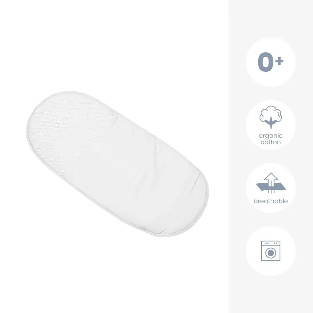 Doomoo Protège Matelas Cocoon Pad – Blanc -7- bebemaman