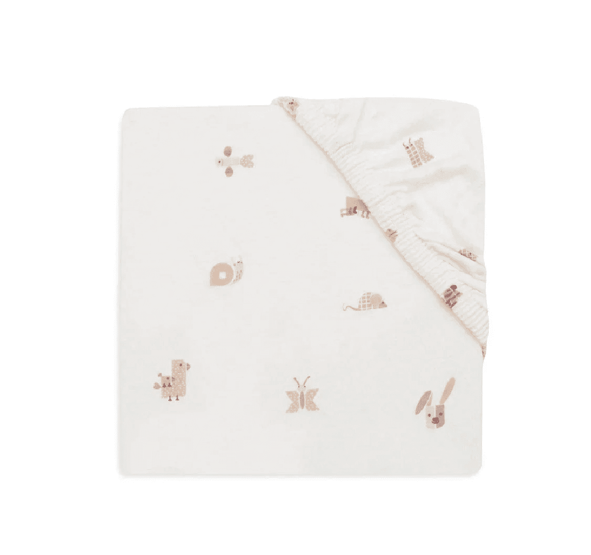Jollein Drap Housse Jersey 60x120cm – Animal Friends