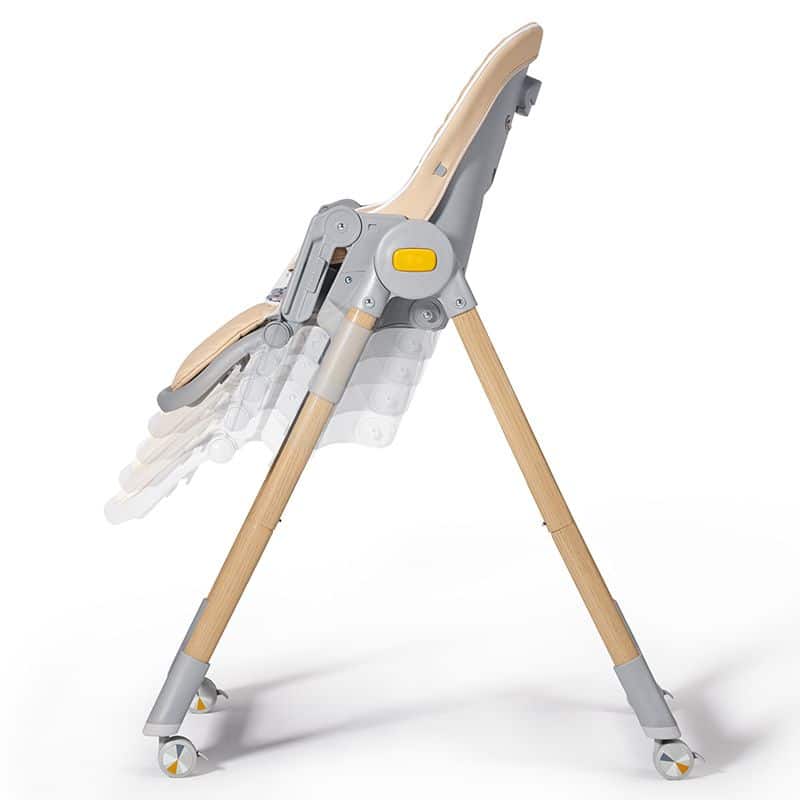 Kinderkraft Chaise haute 2en1 Lastree Wood -7- bebemaman