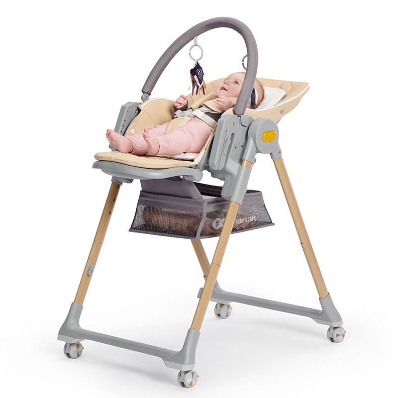 Kinderkraft Chaise haute 2en1 Lastree Wood -9- bebemaman