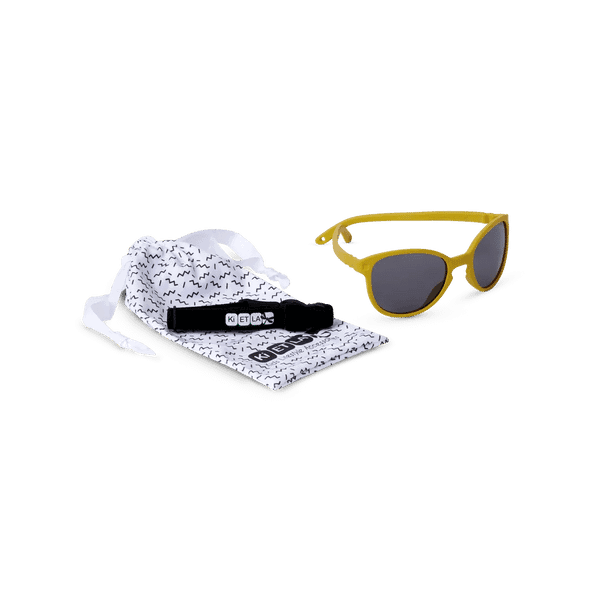Lunettes de Soleil WAZZ 1 à 2 ans Moutarde KI ET LA-4-bebemaman