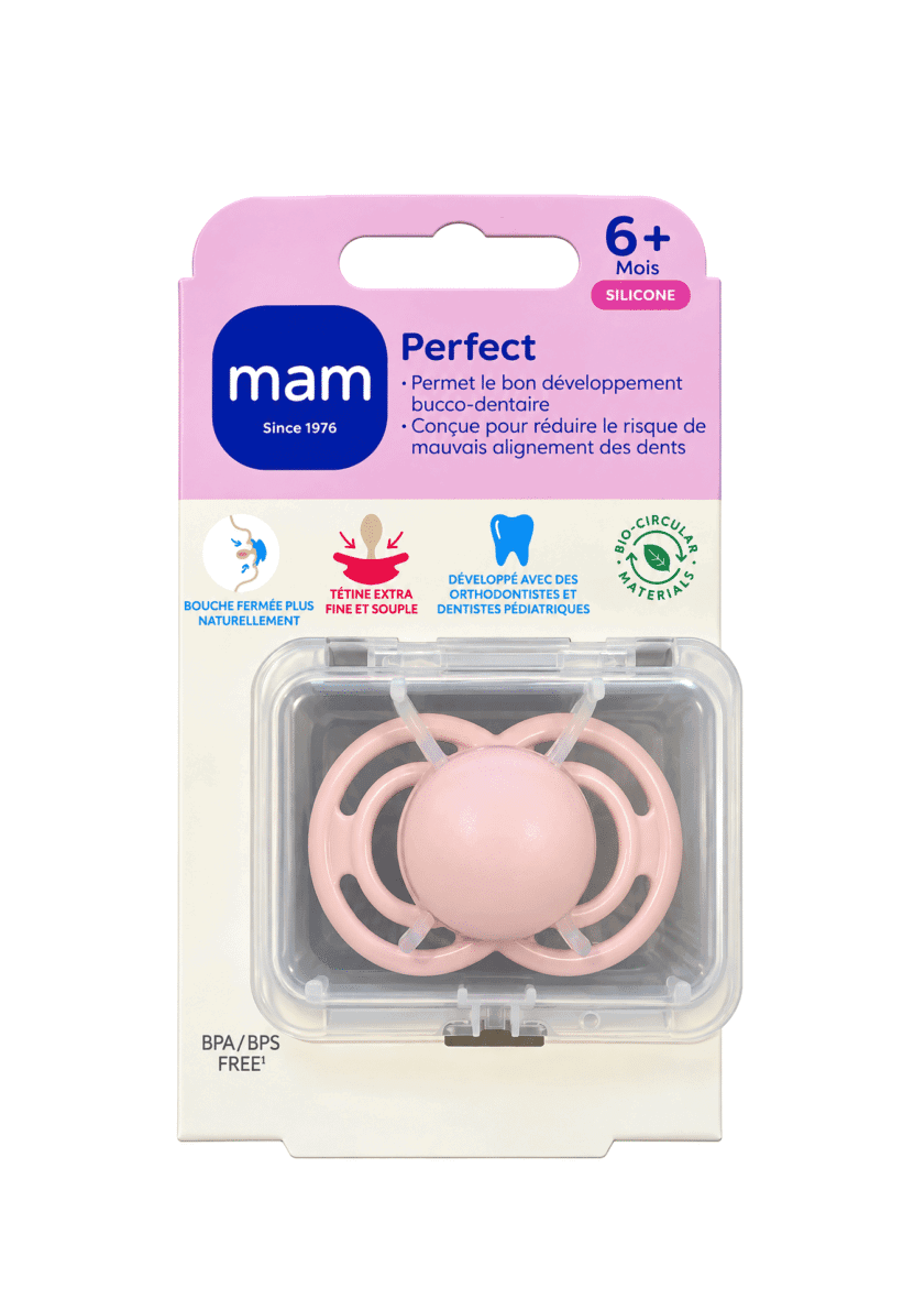Mam Sucette Perfect 6mois+ -Rose