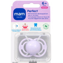 MAM Sucette Perfect 6m+ Violet -1-bebemaman
