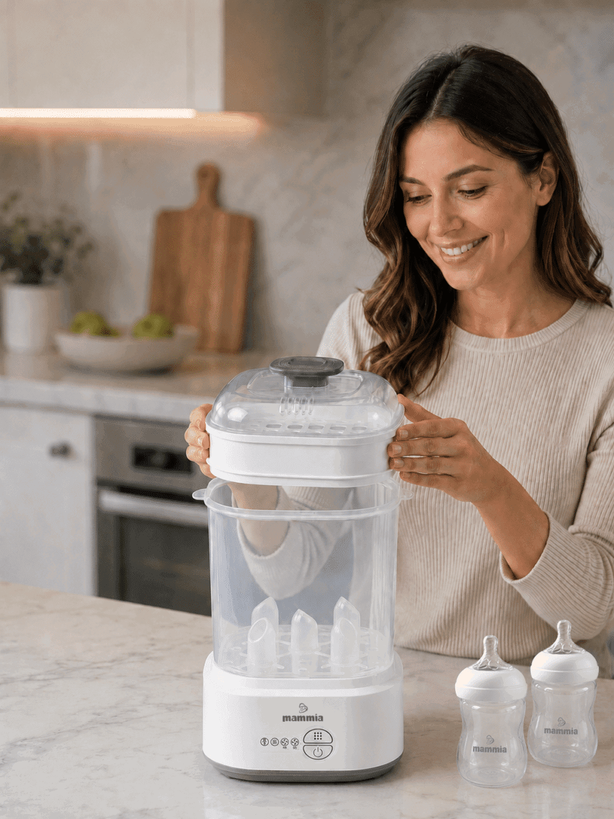 Mammia EasySteam Stérilisateur et Sécheur 2en1 -7- bebemaman