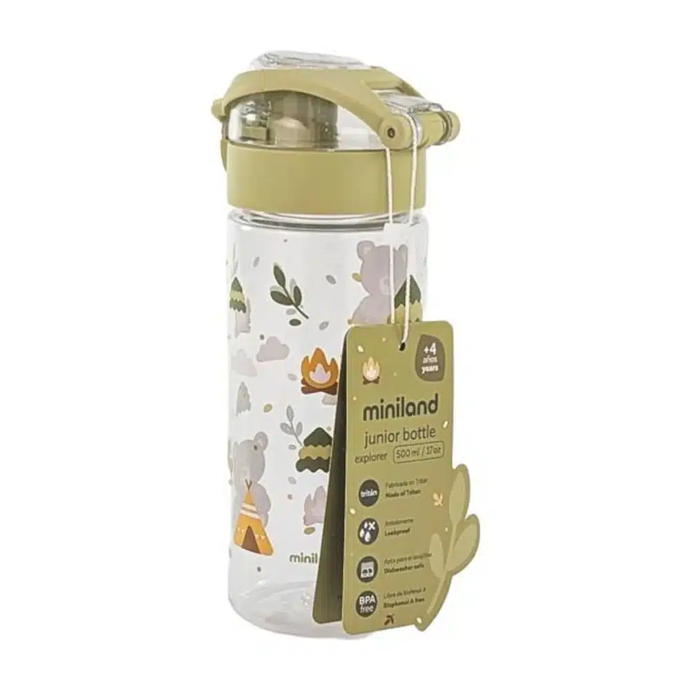 Miniland Bouteille en Tritan 4m+ Vert -4- bebemaman
