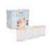 Miniland Lot de 4 Pots de Conservation Multicolore
