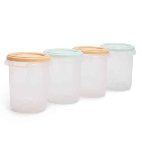 Miniland Lot de 4 Pots de Conservation Multicolore -5- bebemaman