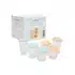 Miniland Lot de 6 Pots de Conservation Multicolore