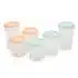 Miniland Lot de 6 Pots de Conservation Multicolore