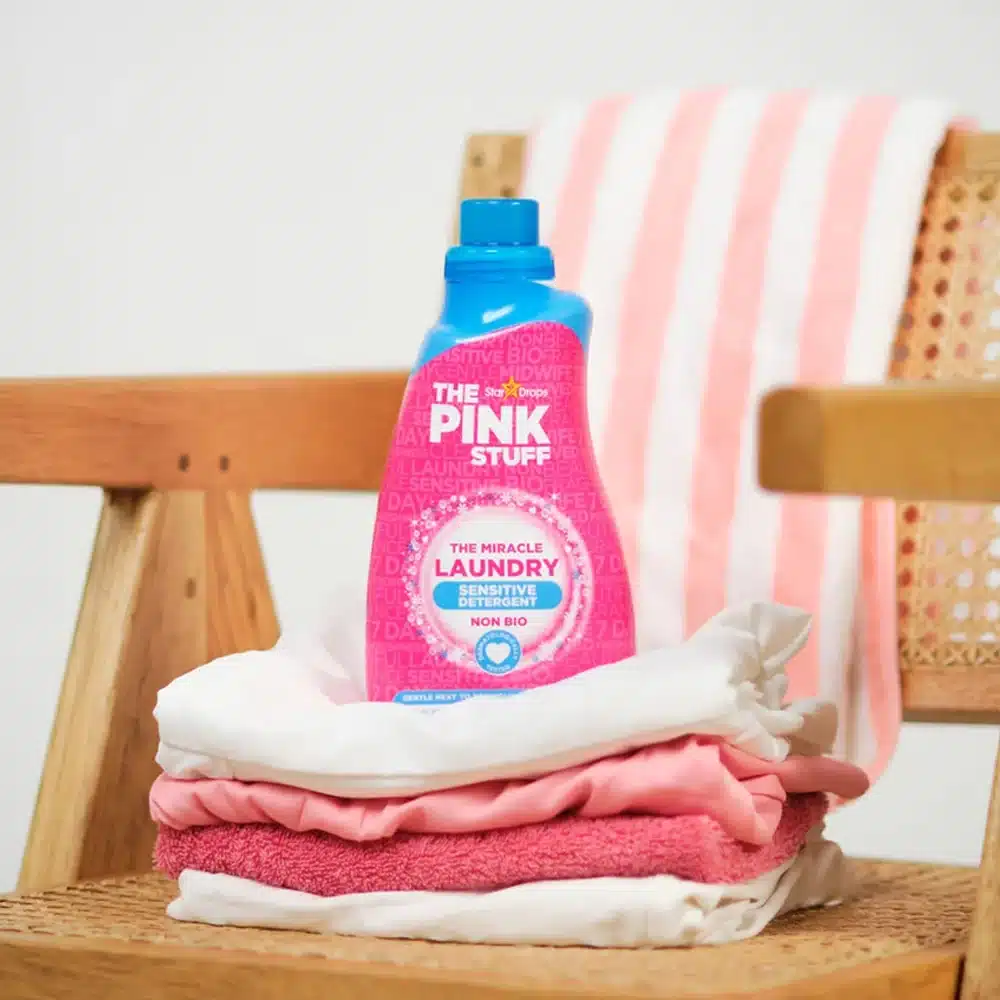 The Pink Stuff Liquide Miracle Linge Sensitive Non Bio 960ml -3- bebemaman