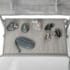 Twistshake Kit de Bain Deluxe V2 Gris Délavé