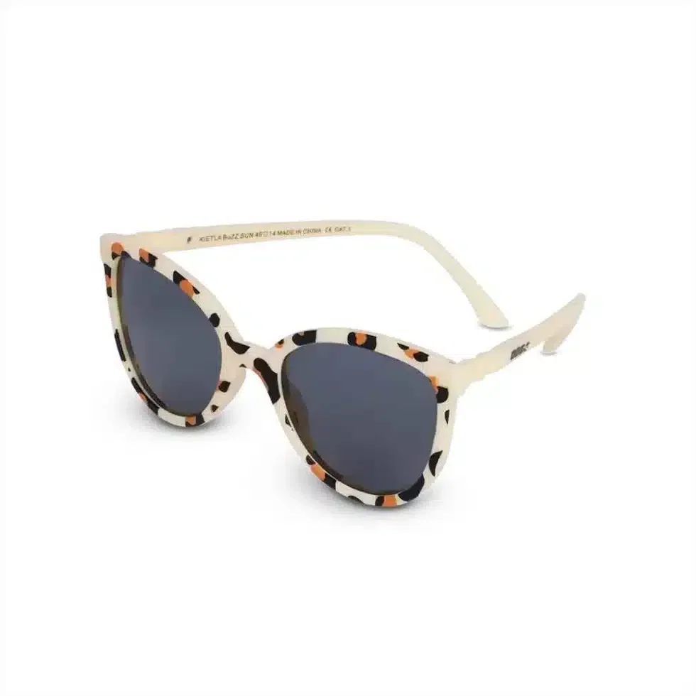 ki ET LA Lunettes De Soleil Buzz 4-6 ans Cream Leopard -2- bebemaman