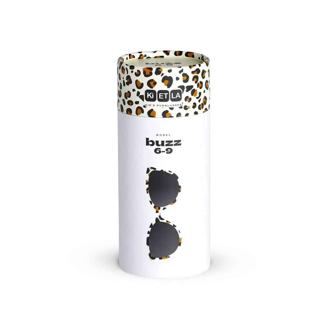 ki ET LA Lunettes De Soleil Buzz 4-6 ans Cream Leopard -4- bebemaman