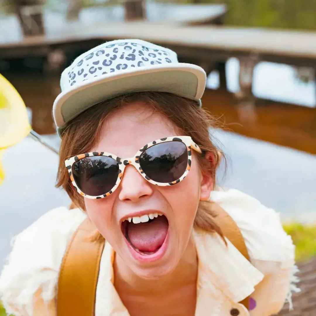 ki ET LA Lunettes De Soleil Buzz 4-6 ans Cream Leopard -5- bebemaman