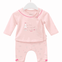 Absorba ensemble long bébé fille rose pâle taille 1 mois.