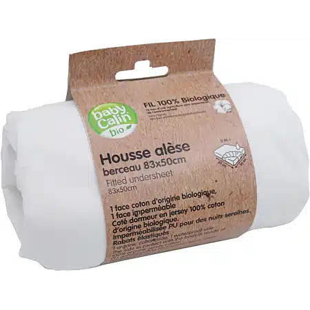 Babycalin Alèse Berceau Bio Blanc 83 × 50 cm