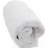 Babycalin alèse berceau imperméable blanche 83 × 50 cm en coton biologique avec bonnet élastiqué.