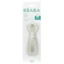 Béaba Cuillère 2ème Âge Silicone 8m+ Vert Pastel