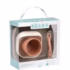 Béaba set vaisselle silicone 4 pièces Terracotta avec assiette et bol à ventouse, verre et cuillère