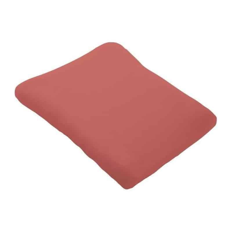 Domiva Housse de Matelas à Langer Éponge Bouclette 50×75 cm – Terracotta
