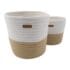 Domiva Lot de 2 Panières de Rangement Honey Moon Écru Beige