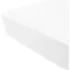 Domiva drap-housse jersey blanc 60 × 120 cm en coton avec coins élastiqués.