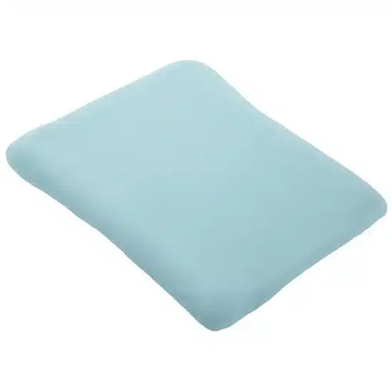 Domiva Housse de Matelas à Langer Éponge Bouclette Aqua 50 × 75 cm