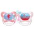Dr Brown's lot de 2 sucettes PreVent Butterfly roses 0-6 mois avec motifs hippocampe et baleine
