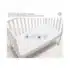 Drap-housse imperméable et respirant Interbaby blanc 60x120 cm