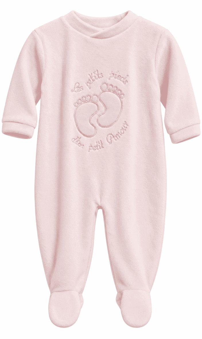 Fruit de ma Passion Pyjama Bébé Rose Les Petits Pieds – Mon Petit Amour