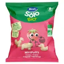 Hero Solo MiniPuffs Fraise Bio Dès 8 Mois 18g