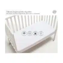 Interbaby drap-housse imperméable et respirant 80x130 cm pour matelas bébé.