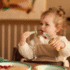 Jollein set de couverts bébé Jade Shades avec manches verts en silicone et parties en inox