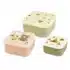 Miniland ensemble de 3 boîtes à goûter 230 ml 350 ml et 540 ml