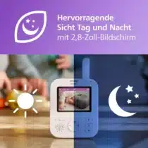 Philips Avent Babyphone Vidéo Advanced écran 2,8 pouces -2-babemaman