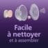 Philips Avent tire-lait électrique double mains libres SCF547/11 avec deux coupelles de recueil