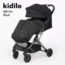 Poussette Kidilo K8 Pro compacte et pliable avec poignée de transport type valise