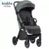 Poussette valise compacte Kidilo C5 Gris Foncé pliable pour voyage et promenade.