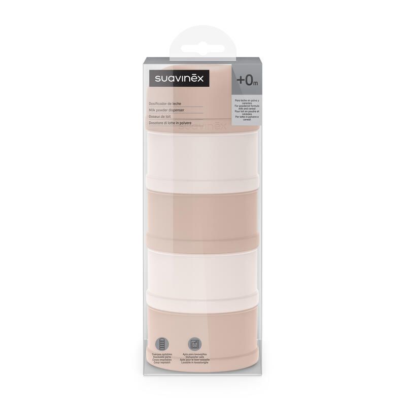 Suavinex doseur de lait en poudre Wonderland rose pour bébé -3-bebemaman