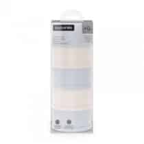 Suavinex doseur de lait en poudre bleu avec 4 compartiments empilables