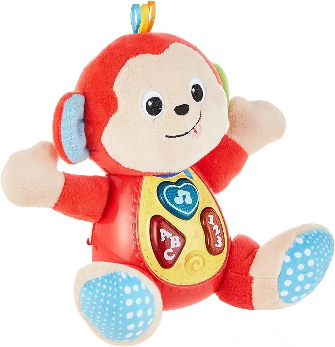 WinFun Sing &lsquo;N Learn With Me Monkey, singe musical interactif avec boutons lumineux -1-bebemaman