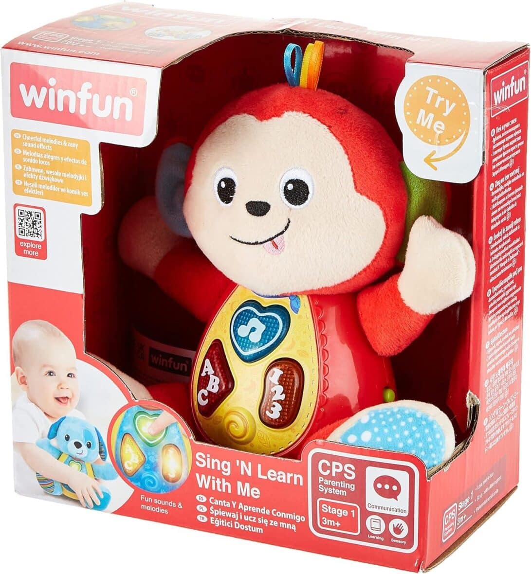 WinFun Sing &lsquo;N Learn With Me – Monkey